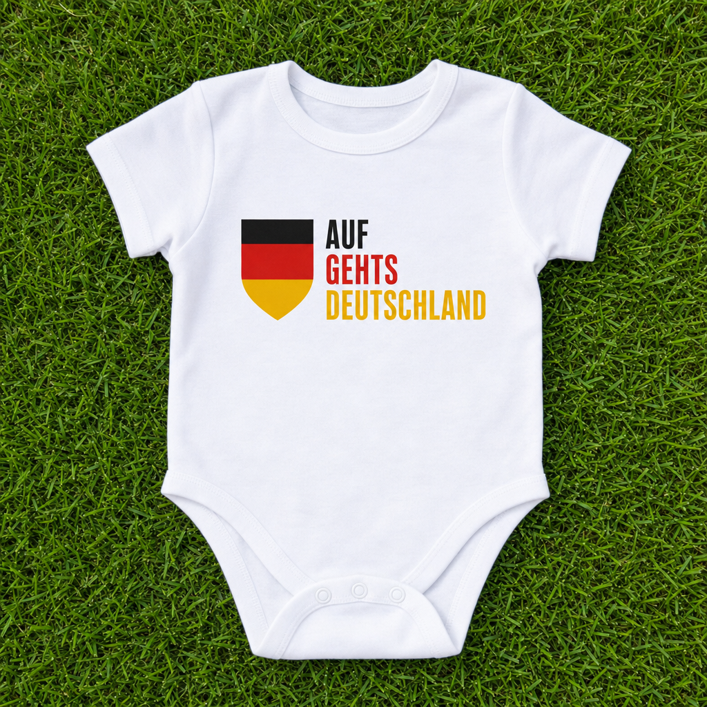 Germany World Cup baby grow product mockup