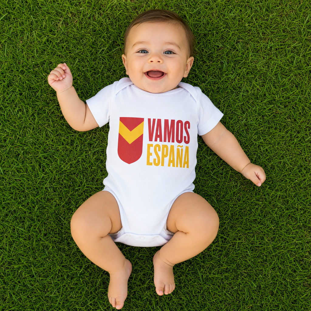 Spain World Cup 2026 baby mockup