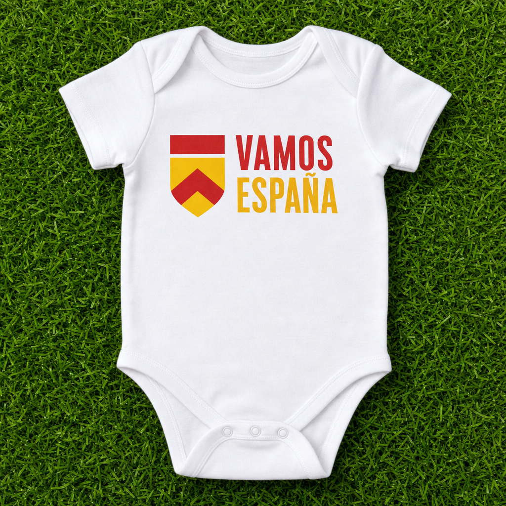 Spain World Cup baby grow product mockup