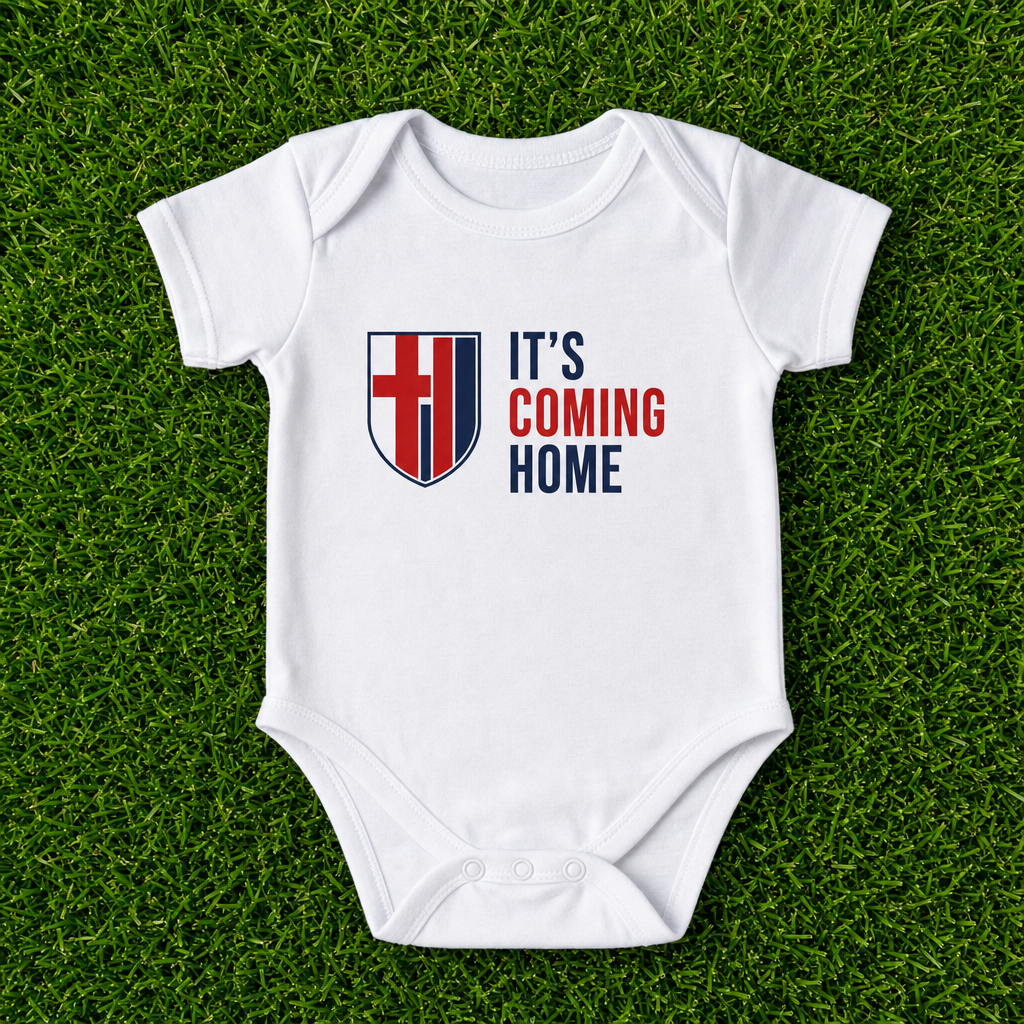 England World Cup baby grow product mockup