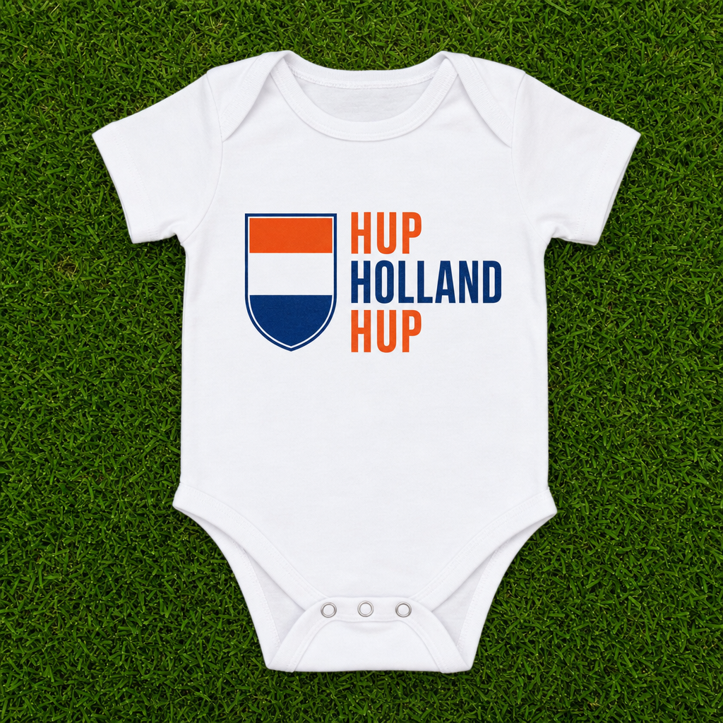 Netherlands World Cup baby grow product mockup